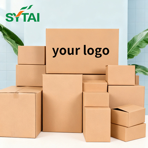 กล่องกระดาษลูกฟูกสีน้ำตาลพิมพ์โลโก้ตามสั่งสำหรับบรรจุภัณฑ์ขายส่ง - Product Image 2