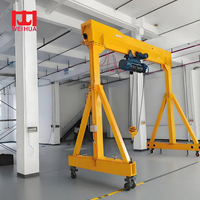Palans électriques à chaîne mobile à haute efficacité de 1 tonne, 2 tonnes, 3 tonnes, 5 tonnes, 10 tonnes, grue à portique mobile portable pour utilisation en atelier