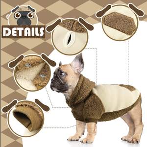 Thick Warm Winter Windproof <b>Hoodie</b> Thermal Coat Doggie Jacket Puppy Outfit <b>Dog</b> Clothes - Product Image 2