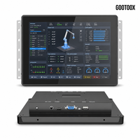 Monitor de Pantalla Táctil Capacitiva de 7/10.1/13.3/15.6/21.5 Pulgadas, HMI Integrado de 24V CC, Pantalla de Información para Gestión de Colas
