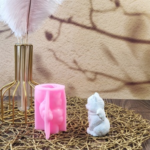 แม่พิมพ์หล่อทำด้วยมือทำจากเรซิ่นสำหรับเครื่องประดับตกแต่งแบบทำมือแม่พิมพ์ซิลิโคนแมวสไตล์อิน W0154 - Product Image 4