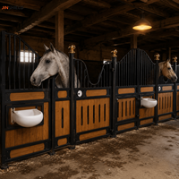 Façades et cloisons de box à chevaux de style européen pour intérieur, panneaux de box à chevaux galvanisés à chaud