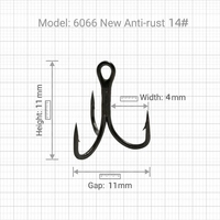 Hameçons triples Stinger directement de l'usine - Accessoires de pêche à double hameçon pour eau salée et eau douce, OEM disponible