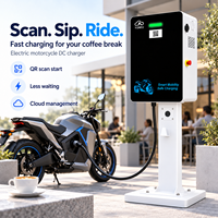 Chargeur DC à une seule prise YUNKU 20 kW avec code QR pour le partage et la location de motos électriques - Fabriqué en Chine