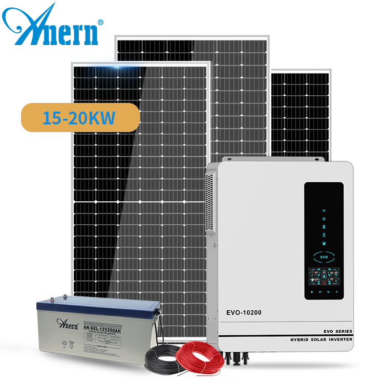 Высококачественная система солнечной энергии 5 кВт 10 кВт 20 кВт для дома