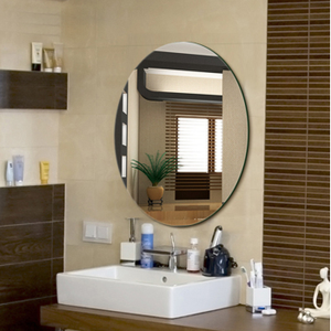 Miroir sans cadre auto-adhésif incassable en PP pour salle de bain salon chambre à coucher-pour garde-robe de maquillage et décoration murale - Product Image 2