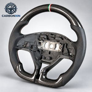 Volant de direction personnalisé en fibre de carbone avec éclairage LED pour Maserati Ghibli Levante Granturismo Quattroporte 2014 2018 - Product Image 1