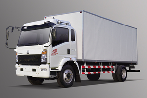 السعر المنخفض واحدة تستخدم HOWO العلامة التجارية 4X2 6TON 4TON 5TON فان BOX CARGO شاحنة - Product Image 5