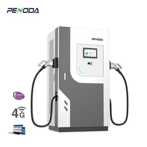 PENODA harga pabrik pengisi daya listrik stasiun Mobil 60 Kw Dc 120a Ev pengisi daya Ccs 2 Chademo pengisi daya cepat untuk mobil Ev
