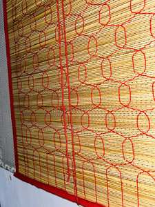 มู่ลี่ไม้ไผ่แบบม้วน รุ่นโมเดิร์น เงางาม ขนาด 4x5 ฟุต คุณภาพสูง ทำด้วยมือ พร้อมม่านบังตาขนาดเล็กและบานประตู - Product Image 4