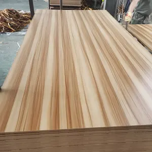 Tablero de mdf con revestimiento de melamina, hoja hdf de melamina de 18mm para fabricación de muebles