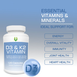 OEM ODM แคปซูลวิตามิน D3 K2ที่มีแมกนีเซียมวิตามินดีสนับสนุนระบบภูมิคุ้มกันแคปซูลวิตามิน D3ที่แข็งแรงร่วม - Product Image 6