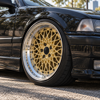 Jantes forgées Bku 2 pièces 5X120 pour BMW E24 M6 E28 E34 M5 E36 M3 E31 M8 17 18 pouces à jante profonde style E50, jantes en alliage de luxe