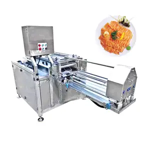 Machine automatique de découpe de poisson en tranches de poisson congelé Trancheuse de viande à bon prix