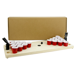 Juego de Mesa de Madera <span class=keywords><strong>para</strong></span> <span class=keywords><strong>Beber</strong></span> <span class=keywords><strong>Cerveza</strong></span> Mini Shot Beer Pong, Venta Directa de Fábrica, <span class=keywords><strong>para</strong></span> Llevar y <span class=keywords><strong>para</strong></span> el Hogar - Product Image 6