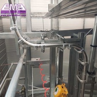 Abattoir à bétail de 500 têtes, ensemble complet d'équipements halal, pompe en acier inoxydable, moteur, haute productivité, traitement des carcasses de bœuf