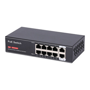 Interruptor PoE Watchdog en Oferta |   Carcasa metálica de 8 puertos + 2 puertos de enlace ascendente, Ethernet rápido de 100W - Product Image 2