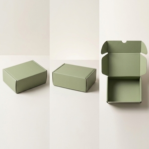 Caja de Envío Color Verde Salvia con Logotipo Personalizado para Empresas, con una Tasa de Recompra del 46% y Respuesta Rápida - Product Image 2
