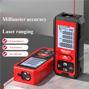 Delixi DLX-MD télé<span class=keywords><strong>m</strong></span>ètre <span class=keywords><strong>laser</strong></span> portable de qualité industrielle 50m-120m règle de mesure de distance infrarouge de haute précision étanche - Product Image 4