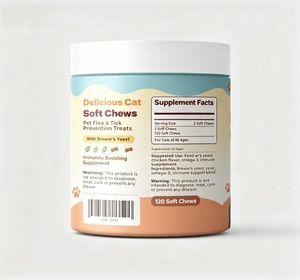 OEM/ODM Deliciosos Bocadillos Masticables <span class=keywords><strong>para</strong></span> Gatos, Prevención de <span class=keywords><strong>Pulgas</strong></span> <span class=keywords><strong>y</strong></span> <span class=keywords><strong>Garrapatas</strong></span>, Suplemento de Levadura de Cerveza <span class=keywords><strong>para</strong></span> Reforzar la Inmunidad - Product Image 2