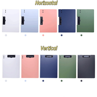 Porte-documents multifonctionnel Ango en PP couleur unie A4 pour bureau, écriture, classement, enseignement, conférences et examens
