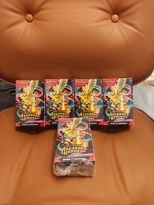 Tarjetas Pokémon Originales en Inglés, Mega Evolución, Héroes Ascendidos, Paquete de Refuerzo, Edición Estadounidense, Sellado de Fábrica, Juego de Cartas Coleccionables - Product Image 2