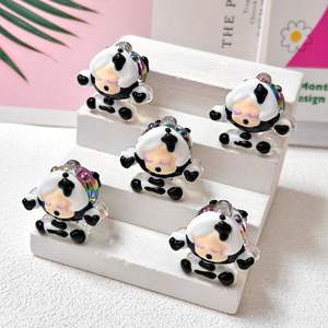 Cuentas Acrílicas con Forma de Corazón, Lindas y de Dibujos Animados, con Opciones de Plástico/Lucita para la Creación de Joyería y Decoración de Bolígrafos - Product Image 3