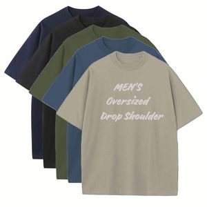 Camiseta Blanca de Algodón 100% de 230 g/m², Personalizada por el Fabricante, Talla Grande, Cuello Redondo, Impresión de Serigrafía de Alta Calidad, Ecológica para Hombre - Product Image 1