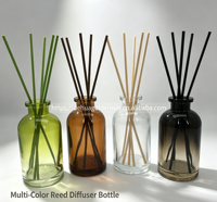 Bouteille d'aromathérapie en verre blanc de 100 ml, style baïonnette simple, diffuseur à bâtonnets, désodorisant d'intérieur, parfum pour la maison et l'air ambiant de voiture