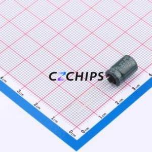 Condensador Electrolítico de Aluminio de Orificio Pasante GF471M025F120B000, Orificio Pasante, D8xL12mm 470uF 20% 25V 840mA-100kHz - Product Image 2