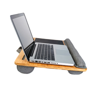 WDF OEM/ODM Base Para Table d'ordinateur portable Support d'ordinateur en bambou Table d'ordinateur portable pour lit multifonctionnel bambou bureau en bois classique WDF1128