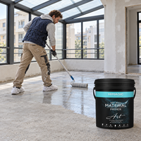 Apprêt pour sols de rénovation domestique, forte adhérence, séchage rapide, inodore, faible teneur en COV, résistant à l'humidité, sans joint, OEM, vente en gros, fourniture personnalisée