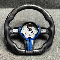 Volant en cuir perforé avec empiècements en fibre de carbone pour BMW E90 F10 M3 M5 F20 F25 F26 G01 X3 G02 X4, volant chauffant