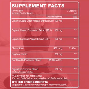 Cápsulas de Vinagre de Sidra de Manzana Más Vendidas con Multivitaminas, Promueve <span class=keywords><strong>la</strong></span> Digestión y el Control de Peso, Producto de Belleza - Product Image 3