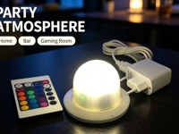 Lumière LED à faible consommation d'énergie pour meubles, autonomie de 8 à 12 heures, batterie au lithium rechargeable, IP65