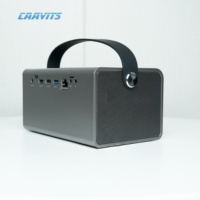 Proyector CAAVITS YHV7 Pro con Batería Integrada, LED de 600 ANSI Lúmenes, DLP 1280X800P, Android 9.0, Control Remoto, Cine en Casa Inteligente, 2G