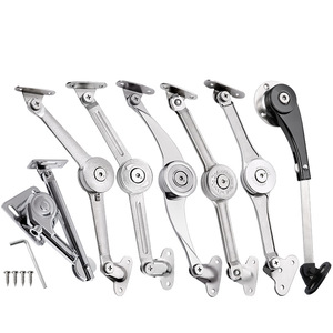 Cabinet Door Support Rod Zinc Alloy Forged Single Damper Track Non Detachable Door Mount <b>Hardware</b> Mechanical Damping - Product Image 4