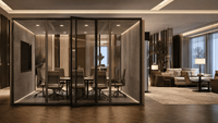 Cabine Acoustique Insonorisée Haute Densité pour Réunions, Studio d'Enregistrement Professionnel pour Hall d'Hôtel et Bureaux d'Entreprise