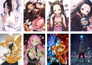 Mixte 8 pièce/ensemble noir mythe Wukong Anime mur affiche fabricant dessin animé Luffy Kakashi <span class=keywords><strong>Genshin</strong></span> <span class=keywords><strong>Impact</strong></span> vidéo jeu affiche personnalisée - Product Image 3