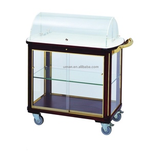 Carrito de Servicio de Alimentos de Lujo para Hotel, Platos para Postres, Pasteles y Tartas - Product Image 1