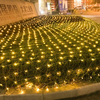 Technische LED-Netzlichter mit Niederspannung 2x3M Anpassbare Größe Wasserdichtes Netz App-Steuerung für Außenbereich, Stadtplatz, Garten