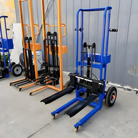 Chariot élévateur tout électrique Tiger Lift hydraulique pour chargement et déchargement, portable, petit, pour manutention de marchandises et de conteneurs, avec fonction de poussée