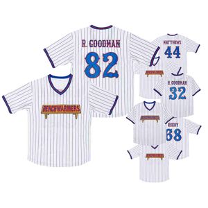 刺繍ステッチ野球ジャージ高品質カスタムスポーツウェアベンチウォーマーストライプハウイグッドマン男性女性ユースシャツ - Product Image 6