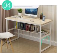 AILICHEN Table de bureau de direction de haute qualité design utilisé bureau d'ordinateur en acier avec dessus en bois