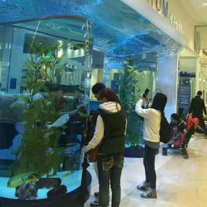 Acuario de peceras acrílicas cilíndricas personalizadas de fábrica diseñado para su visión acuática única - Product Image 5