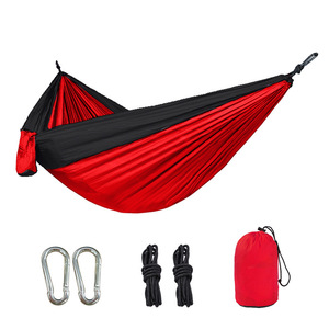 Hamac en tissu parachute en nylon pour une ou deux personnes, lit suspendu pour pique-nique, hamac de camping en plein air - Product Image 3