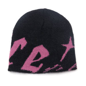 Gorros de Invierno con Diseño de Llamas <span class=keywords><strong>Rojas</strong></span> y Negras, Gorros de Esquí, Gorras de Calavera - Product Image 5