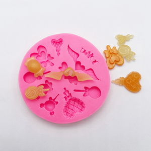 B0005 Mini sucettes, <span class=keywords><strong>bonbons</strong></span>, formes de crème glacée Silicone sans danger pour la confiserie gâteau moule <span class=keywords><strong>bonbons</strong></span> chocolat Fondant Sugarcraft - Product Image 3