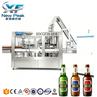 Nouvelle ligne complète de remplissage de bouteilles de bière Peak pour solution de ligne de production de machines de remplissage de bière