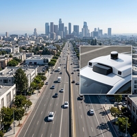 Hesai ATX LiDAR 256 canaux, portée 230 m, 120 °   FOV 3,84 M points/s 0,08 °   Solution Compacte pour ADAS Robotaxi